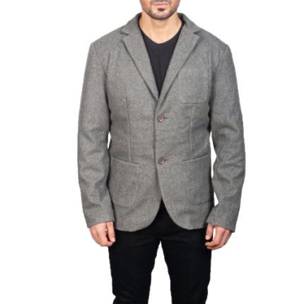 men grey coat